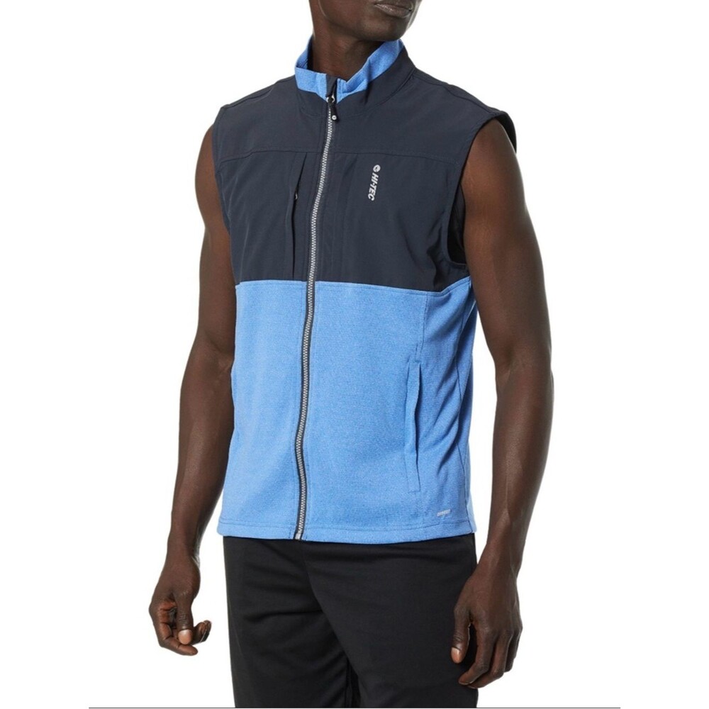 HiTec Mixed Media Honeycomb active Lightweight Fan point backzip mesh mens vest